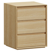 Living Fusion Ashton 3 Drawer Bedside Table
