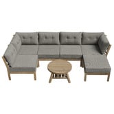 Living Fusion 6 Seater Breanna Outdoor Modular Lounge Set