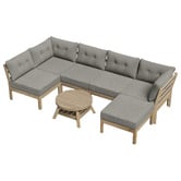 Living Fusion 6 Seater Breanna Outdoor Modular Lounge Set