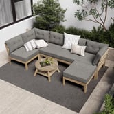 Living Fusion 6 Seater Breanna Outdoor Modular Lounge Set