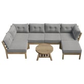 Living Fusion 6 Seater Breanna Outdoor Modular Lounge Set