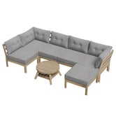Living Fusion 6 Seater Breanna Outdoor Modular Lounge Set