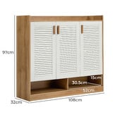 Living Fusion Tatum 3 Door Shoe Cabinet