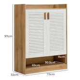 Living Fusion Tatum 2 Door Shoe Cabinet