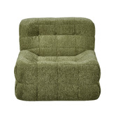 Living Fusion Zephyr Chenille Armless Lounge Chair
