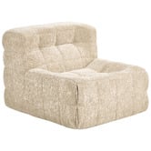 Living Fusion Zephyr Chenille Armless Lounge Chair