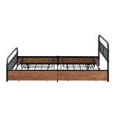 Living Fusion Caelum Bed Frame with Drawers