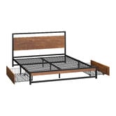 Living Fusion Cyrene Bed Frame with Drawers