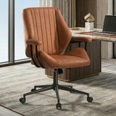 Living Fusion Richter Faux Leather Home Office Chair