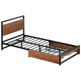 Living Fusion Cyrene Bed Frame with Drawers