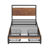 Living Fusion Cyrene Bed Frame with Drawers