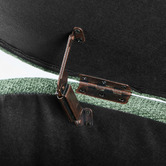 Living Fusion Elric Chenille Storage Ottoman Bench