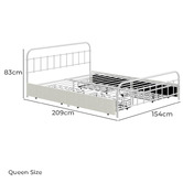 Living Fusion Caelum Bed Frame with Drawers