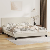 Living Fusion Anatol Velvet Platform Bed