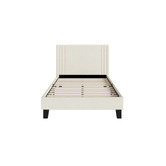 Living Fusion Anatol Velvet Platform Bed