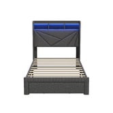 Living Fusion Sophia Bed Frame with Charging Station &amp; Drawers