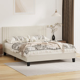 Living Fusion Anatol Velvet Platform Bed