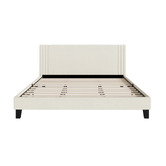 Living Fusion Anatol Velvet Platform Bed