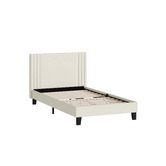Living Fusion Anatol Velvet Platform Bed