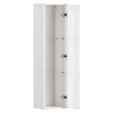 Living Fusion Taiga Wall-Mounted LED Display Cabinet