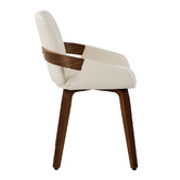 Living Fusion Elvian Faux Leather Dining Chairs