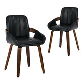 Living Fusion Elvian Faux Leather Dining Chairs