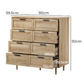 Living Fusion Vaelis 8 Drawer Chest