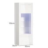 Living Fusion Hadley 2 Door LED Display Cabinet