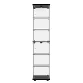 Living Fusion Kieran Glass Display Cabinet with LED