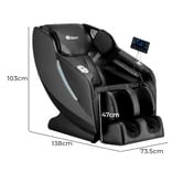Living Fusion Zara Faux Leather Electric Massage Recliner Chair