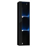 Living Fusion Taiga Wall-Mounted LED Display Cabinet