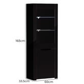 Living Fusion Arden LED Display Cabinet