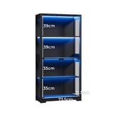 Living Fusion Myles 4 Tier Display Cabinet with LED