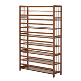 Living Fusion Emoryn 8 Tier Bamboo Shoe Rack