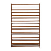 Living Fusion Emoryn 8 Tier Bamboo Shoe Rack