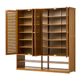 Living Fusion Kaeson 4 Door Bamboo Shoe Cabinet