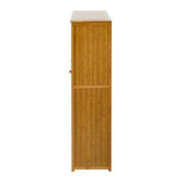 Living Fusion Kaeson 4 Door Bamboo Shoe Cabinet
