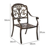Living Fusion 4 Seater Brycen Outdoor Dining Set