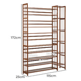 Living Fusion Emoryn Bamboo Shoe Rack