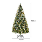 Living Fusion Feliz LED Snowy Christmas Tree