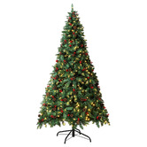 Living Fusion Meri LED Christmas Tree with Faux Pine Cones