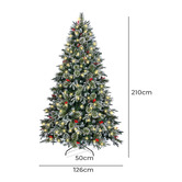 Living Fusion Frosted Effie LED Christmas Tree