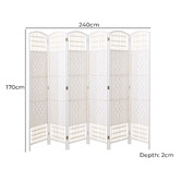 Living Fusion Laconia Pine Wood Room Divider