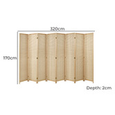 Living Fusion Roche Bamboo Room Divider