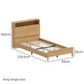 Living Fusion Sloane Bed Frame with USB Port