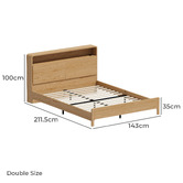 Living Fusion Sloane Bed Frame with USB Port