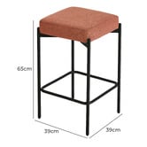 Living Fusion 65cm Scullin Bar Stools
