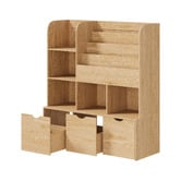 Living Fusion Kids' Nash Bookcase with Storage
