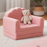 Living Fusion Kids' Clarion Sherpa Fleece Sofa Bed