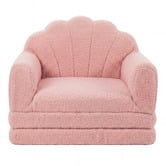 Living Fusion Kids' Clarion Sherpa Fleece Sofa Bed